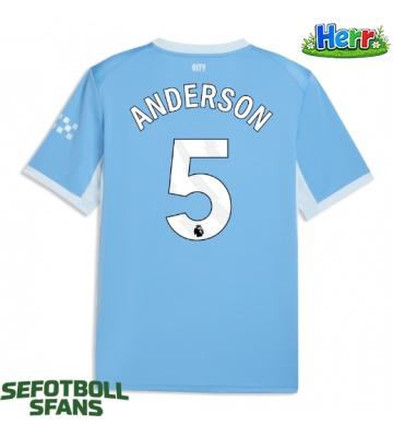 Manchester City Elliot Anderson #5 Hemmatröja 2026-27 Kortärmad